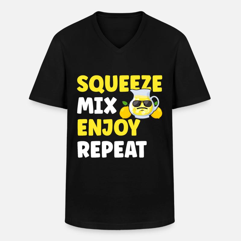 Limonade Limonadenstand - Männer-T-Shirt mit V-Ausschnitt - Schwarz