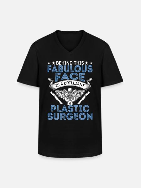 Brilliant Plastic Surgeon Surgical - Men's V-Neck T-Shirt - black