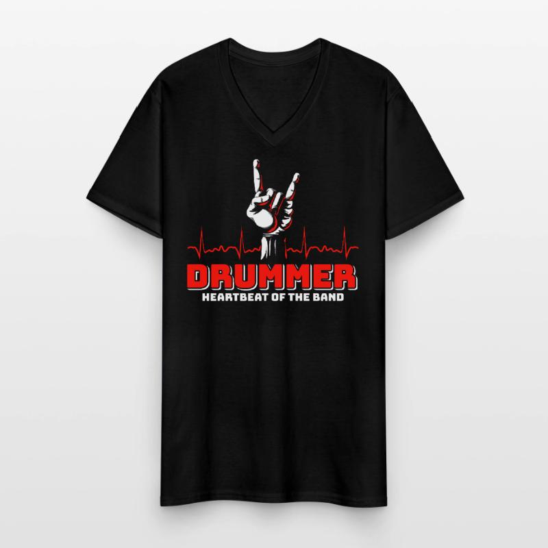 Drummers Drummers Drummers Drummers Men's V-Neck T-Shirt
