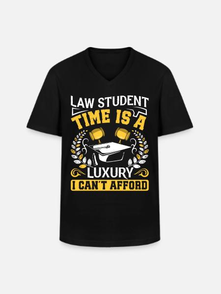 Doctorate Degree great - Men's V-Neck T-Shirt - black