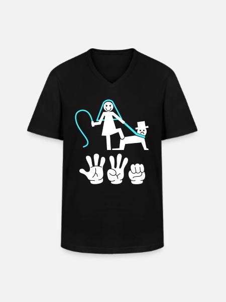 Vrijgezellenfeest vrijgezellenfeest vrijgezellenfeest mannen - Klassiek mannen T-shirt met V-hals - zwart