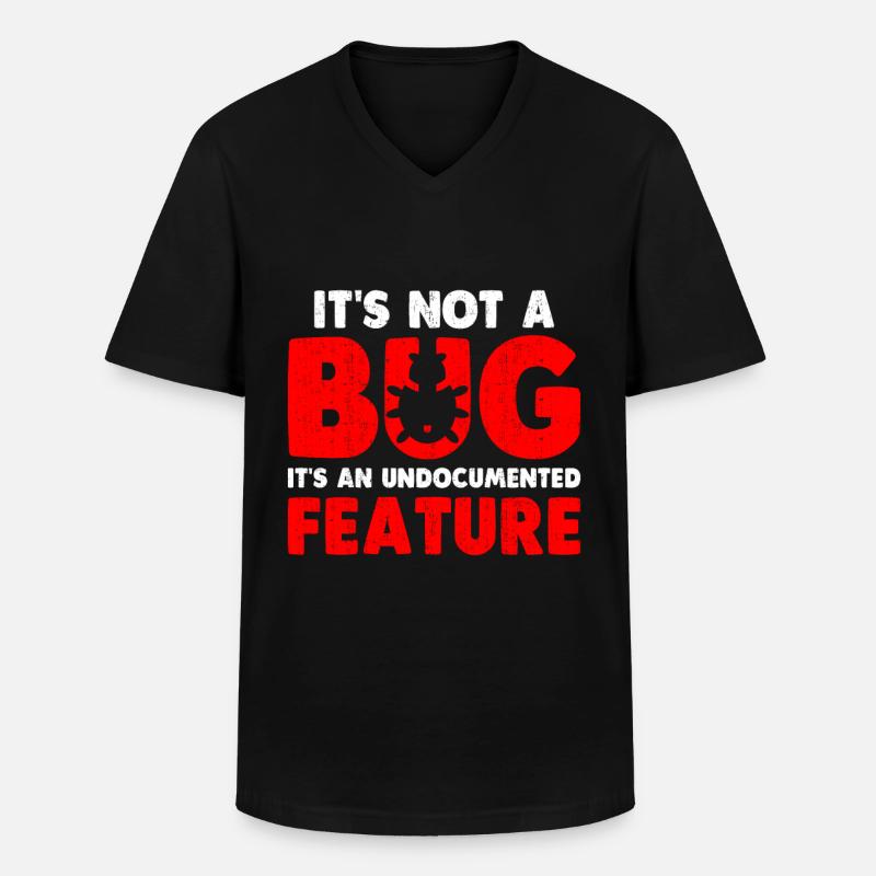 Webentwickler Website-entwicklung It-programmierer - Männer-T-Shirt mit V-Ausschnitt - Schwarz