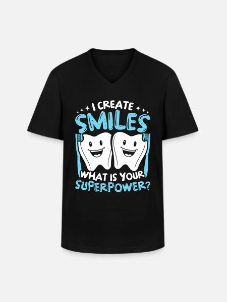 Zahntechniker Zahnprothetiker - Männer-T-Shirt mit V-Ausschnitt - Schwarz