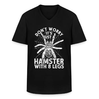 Vogelspinne Vogelspinnen - Männer-T-Shirt mit V-Ausschnitt - Schwarz - Vorne - AI Model Male 178 dark (178cm)