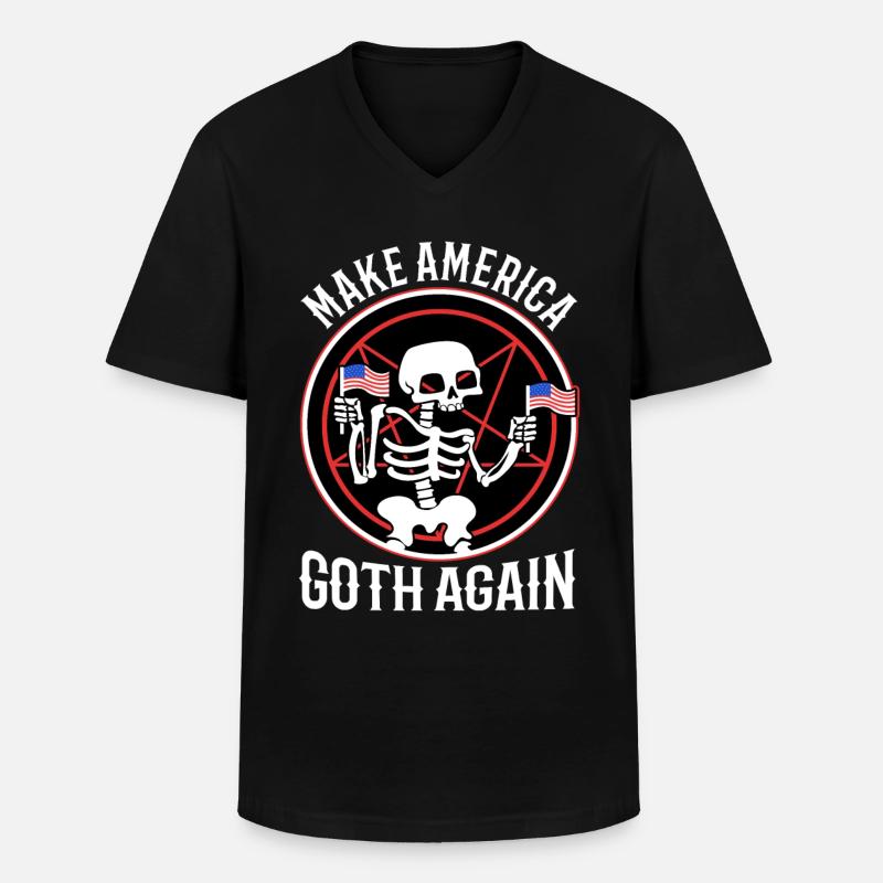 Make america goth again - Men's V-Neck T-Shirt - black