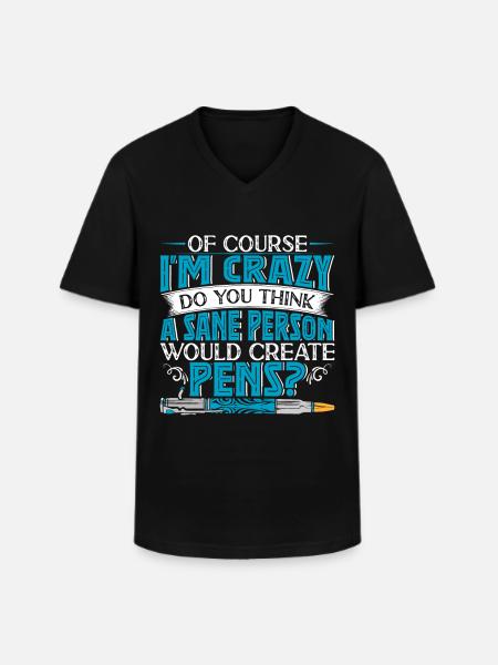 Pen Turning Kit - Men's V-Neck T-Shirt - black