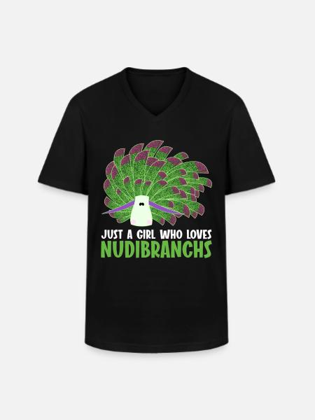 Nudibranches nudibranches - T-shirt col V Homme - noir