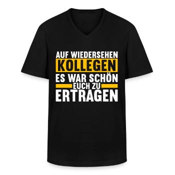 Abschiedsgeschenk Kollege Jobwechsel - Männer-T-Shirt mit V-Ausschnitt - Schwarz - Vorne - AI Model Male 178 dark (178cm)