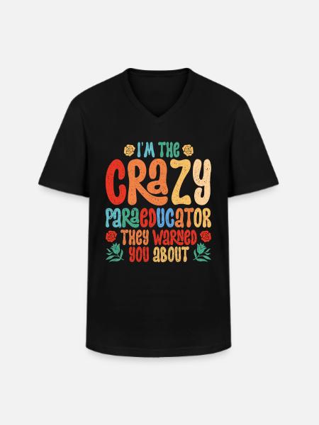 Educational Assistant Teaching Assistant - Men's V-Neck T-Shirt - black