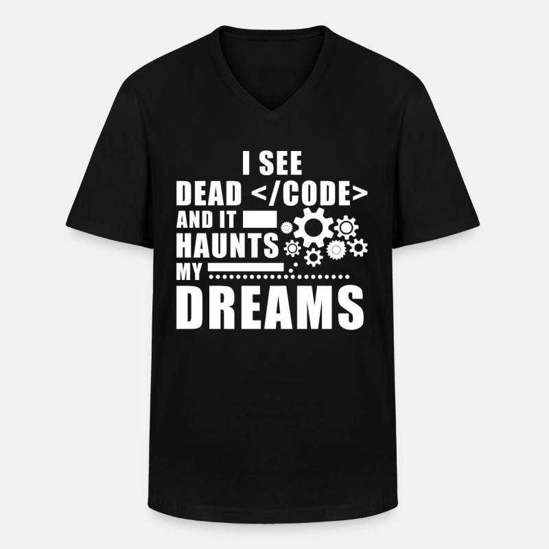 Programmer Saying Computer Science Programming - Männer-T-Shirt mit V-Ausschnitt - Schwarz