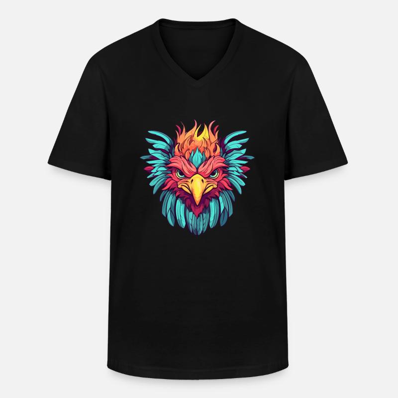 Transliteration - Männer-T-Shirt mit V-Ausschnitt - Schwarz