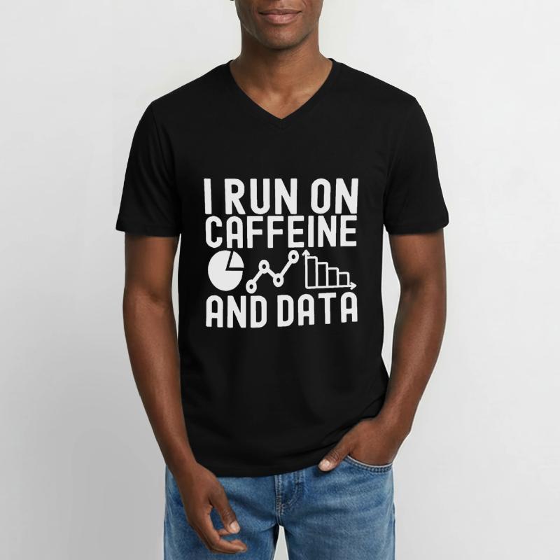 Data Science Datenanalyst Männer-T-Shirt mit V-Ausschnitt