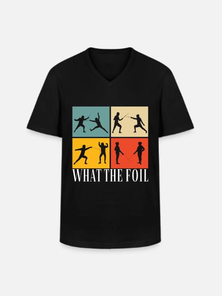 Fencing Fencing - Men's V-Neck T-Shirt - black