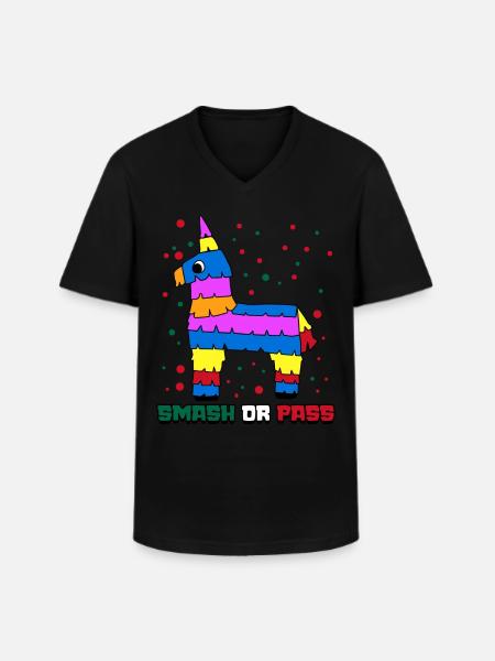 Mexico Piñata Mexican Mexicans - Men's V-Neck T-Shirt - black