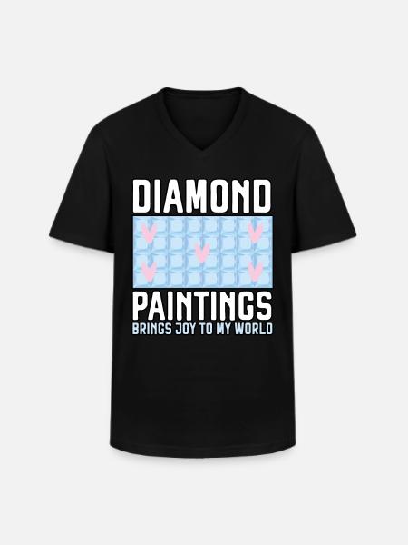 Diamond Painting Tools Diamond Painter - Men's V-Neck T-Shirt - black