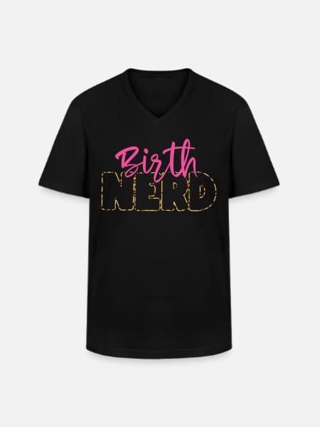 LD Labour And Delivery Nurse - Men's V-Neck T-Shirt - black