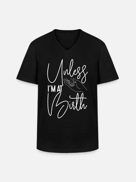 LD Labour And Delivery Nurse - Men's V-Neck T-Shirt - black