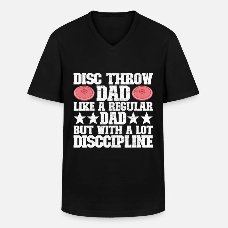 Discus thrower discus throw - Men's V-Neck T-Shirt - black
