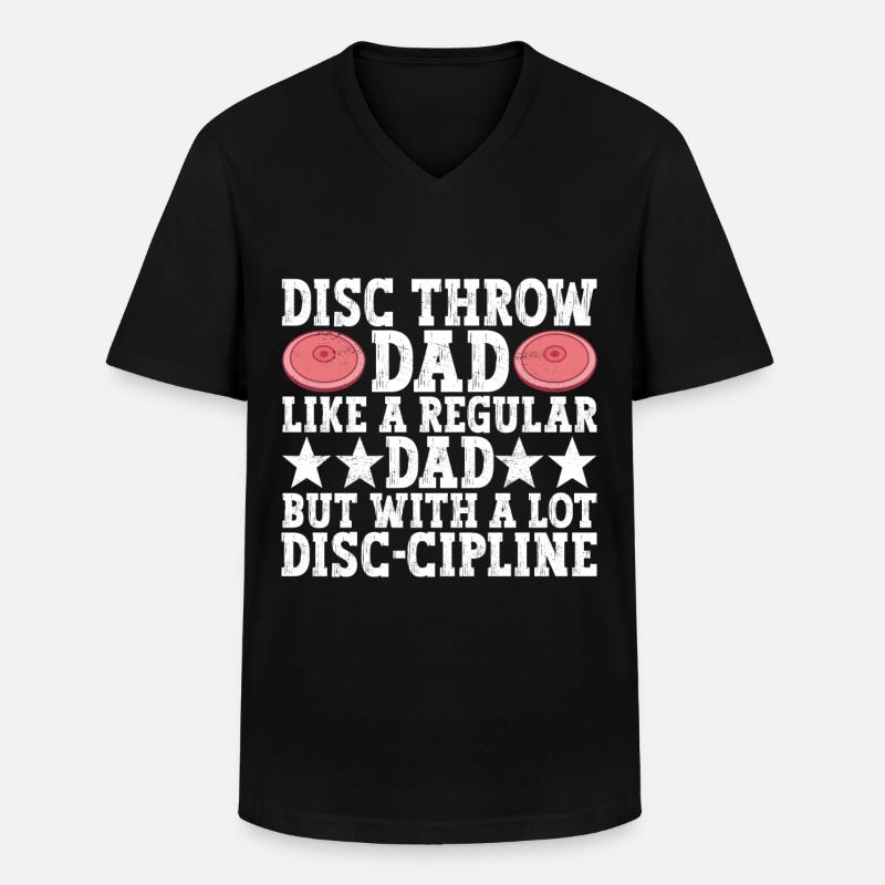 Discus thrower discus throw - Men's V-Neck T-Shirt - black