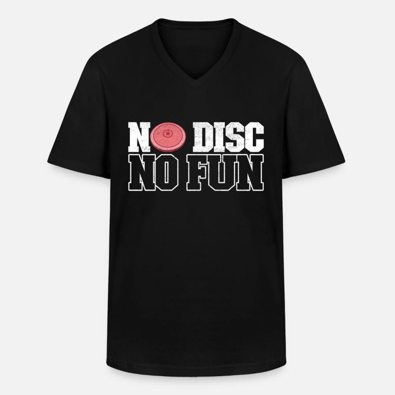 Discus thrower discus throw - Men's V-Neck T-Shirt - black