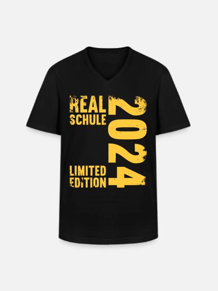Lycée Jeunes Filles Lycée 2024 - T-shirt col V Homme - noir