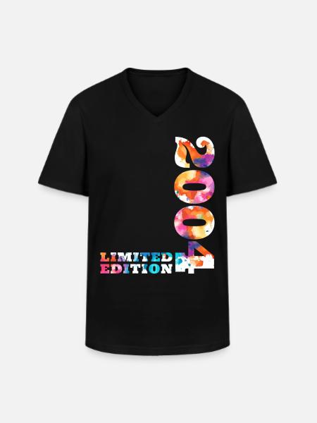 Édition limitée 2004 - T-shirt col V Homme - noir