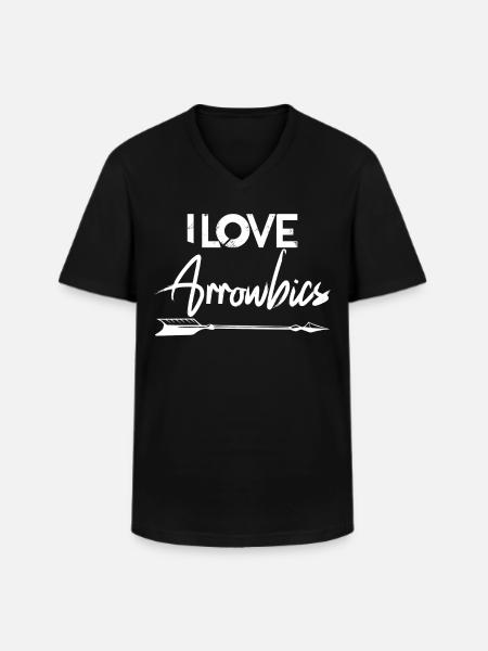 Compound Bow Shooting Archery Bow - Men's V-Neck T-Shirt - black