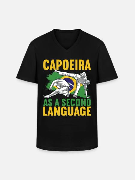 Capoeira Capoeirista - Men's V-Neck T-Shirt - black