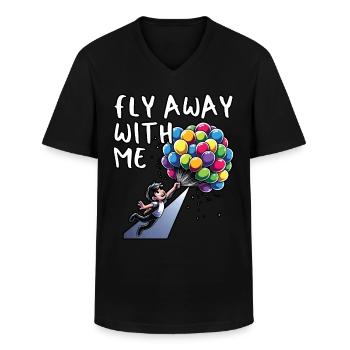 Paroles Mélomanes Auteurs-compositeurs Festival de musique - T-shirt col V Homme - noir - Devant - AI Model Male 178 dark (178cm)