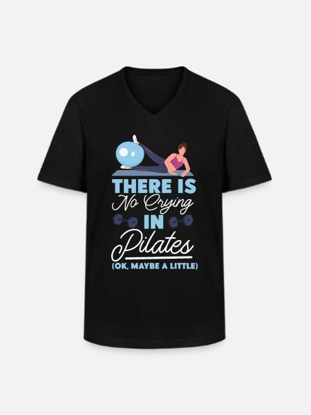 Pilates Instructor Teacher There - Men's V-Neck T-Shirt - black