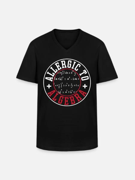 Math Nerd Mathematiker Mathebezogene Geschenke - Männer-T-Shirt mit V-Ausschnitt - Schwarz