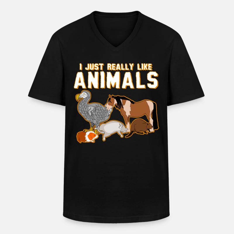 Veterinary Assistant Pets Veterinarian - Männer-T-Shirt mit V-Ausschnitt - Schwarz