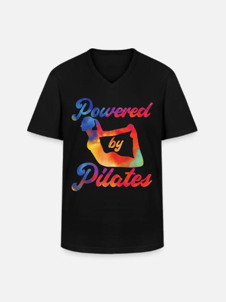 Pilates Instructor Teacher - Men's V-Neck T-Shirt - black