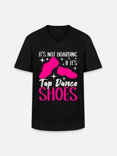 Tap Dance Tap Dancer - Men's V-Neck T-Shirt - black