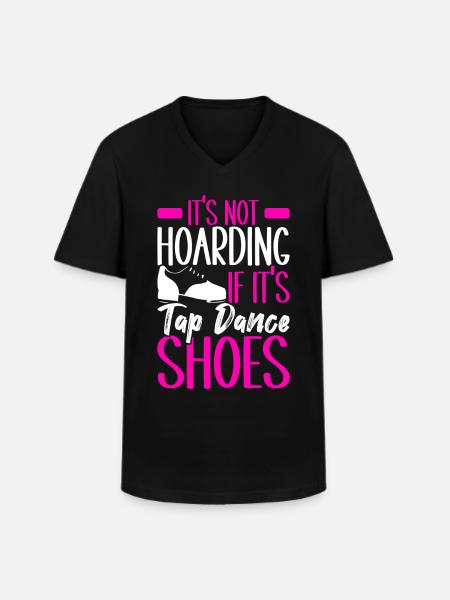 Tap Dance Tap Dancer - Men's V-Neck T-Shirt - black