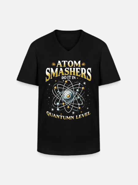Nuclear Engineer Nuclear Technician - Men's V-Neck T-Shirt - black