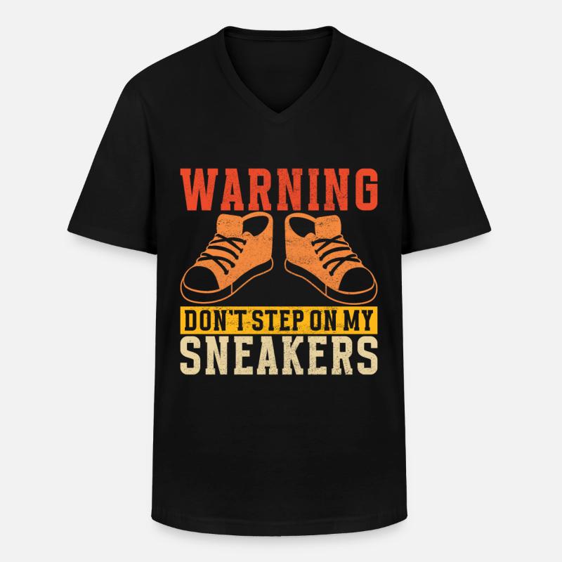Sneakerhead Sneaker Collector - Männer-T-Shirt mit V-Ausschnitt - Schwarz