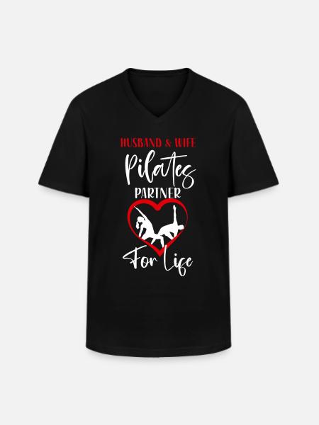 Pilates Instructor Teacher Husband - Men's V-Neck T-Shirt - black
