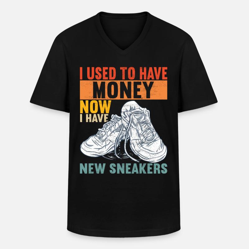 Sneakerhead Sneaker Collector - Männer-T-Shirt mit V-Ausschnitt - Schwarz