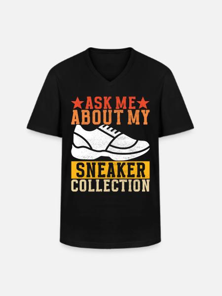 Sneakerhead Sneaker Collector - Men's V-Neck T-Shirt - black
