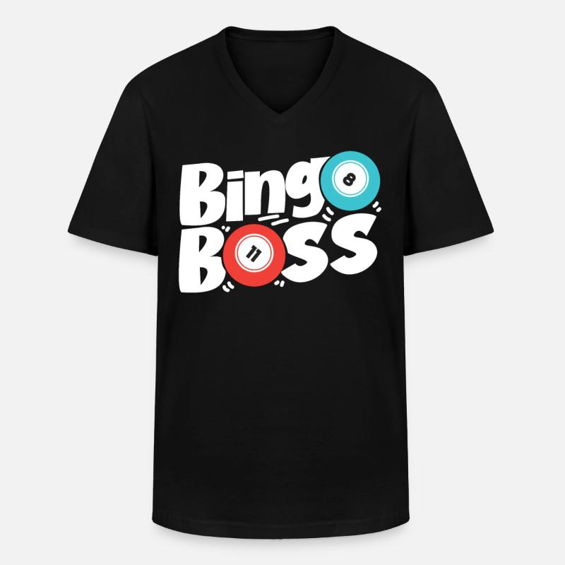 Bingo Player Bingo - Männer-T-Shirt mit V-Ausschnitt - Schwarz