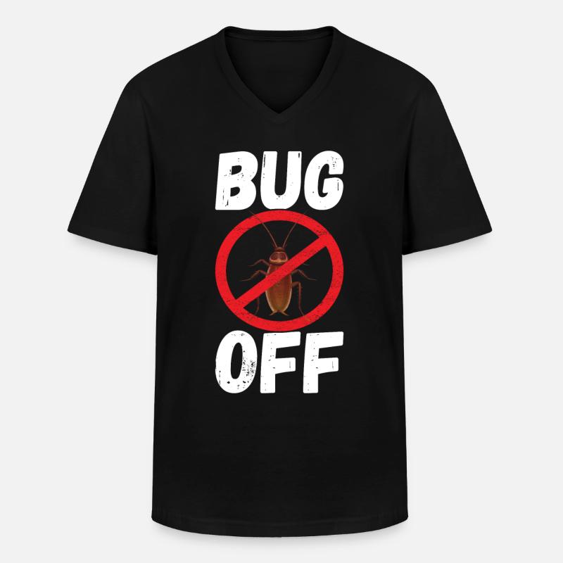 Pest Control Exterminator - Men's V-Neck T-Shirt - black