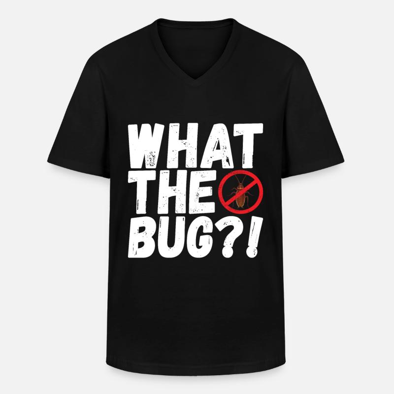 Schädlingsbekämpfung Kammerjäger - Männer-T-Shirt mit V-Ausschnitt - Schwarz