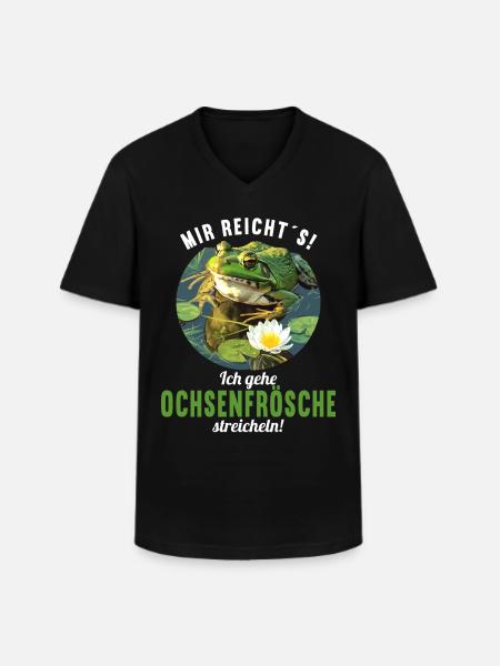 Bullfrogs Bullfrog - Men's V-Neck T-Shirt - black