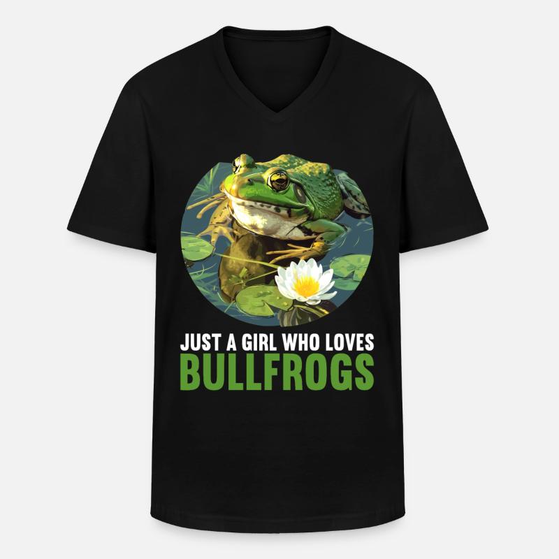 Ochsenfrösche Ochsenfrosch - Männer-T-Shirt mit V-Ausschnitt - Schwarz