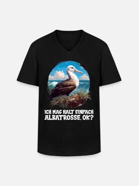 Albatross Albatrosse Albatros - Men's V-Neck T-Shirt - black