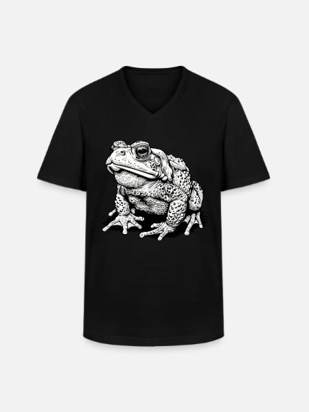 Toad Toads Toad - Men's V-Neck T-Shirt - black