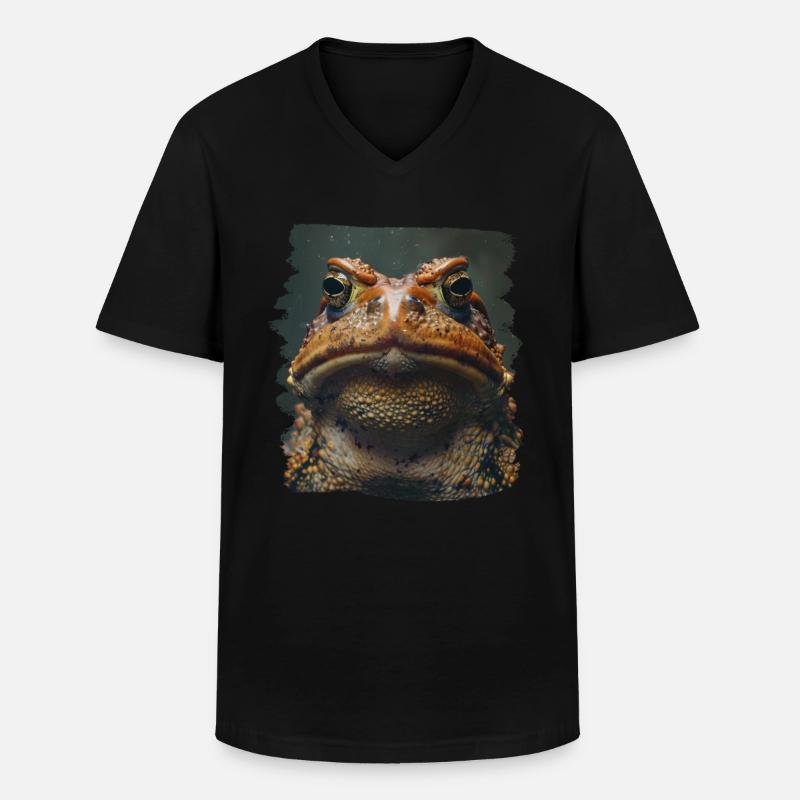 Toad Toads Toad - Men's V-Neck T-Shirt - black