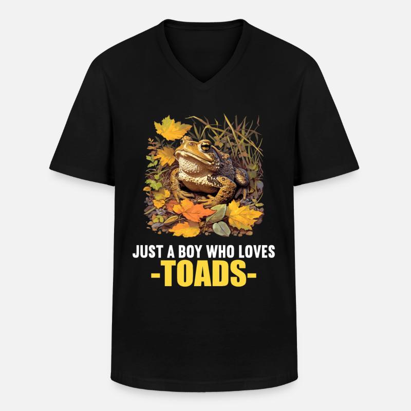 Crapaud crapaud crapaud - T-shirt col V Homme - noir