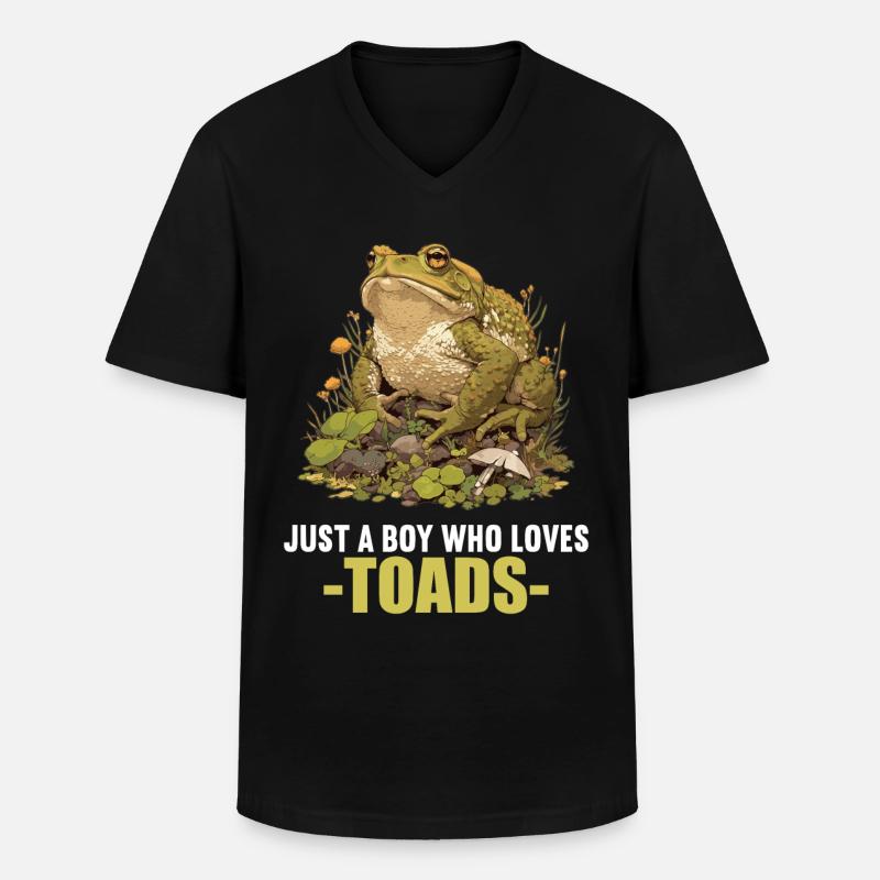 Crapaud crapaud crapaud - T-shirt col V Homme - noir